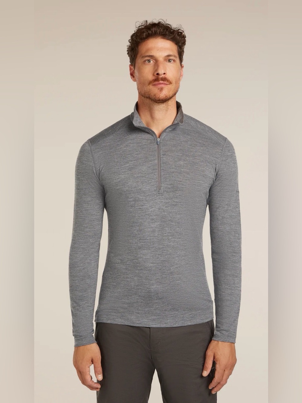 Icebreaker 200 Merino Wool Base Layer Men’s Large Grey |Thermal Outdoor| Hiking - Picture 16 of 16